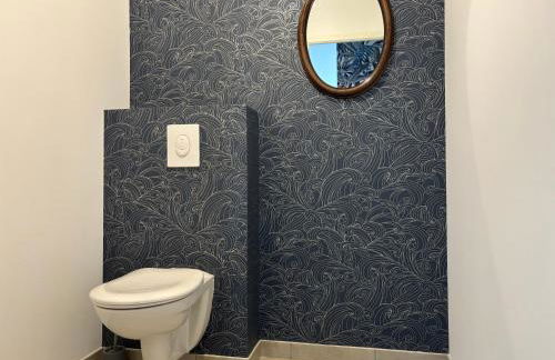 Les dunes, maison neuve 8 p bien équipée jardin clos, terrasse équipée, parking, garage à 850 m de la plage et centre bourg, sur plages du débarquement près Arromanches et Bayeux, chiens bienvenus - Foto 27