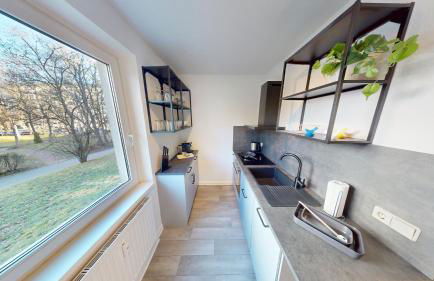 3-Raum-Appartement nahe Stadtpark, WLAN - Foto 4