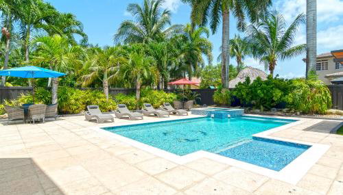 The tropical paradise villa - Foto 2, Garden, sunbed, Garden view