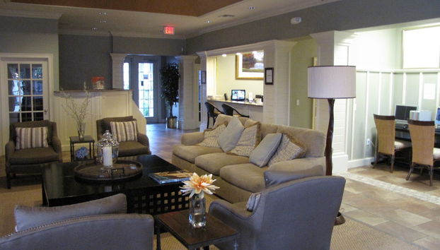 Sala de estar do lobby