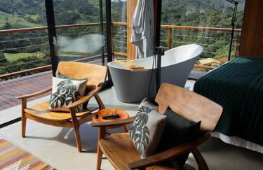 Cabana Nórdica com Maravilhosa Vista da Serra - Foto 15