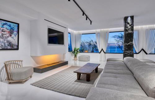 Mykonos Town Black Villa with Cave Heated Pool - Foto 20