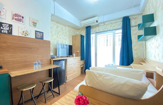 Bohemian Beauty Studio Room At Grand Asia Afrika Apartment - Foto 12