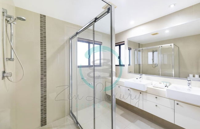 Zen Arkaba 3BR Luxury Waterfront Apt Pool BBQ - Foto 9