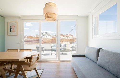 Atico con terraza para 6 personas en madrid rio de alquiler temporal - Foto 4