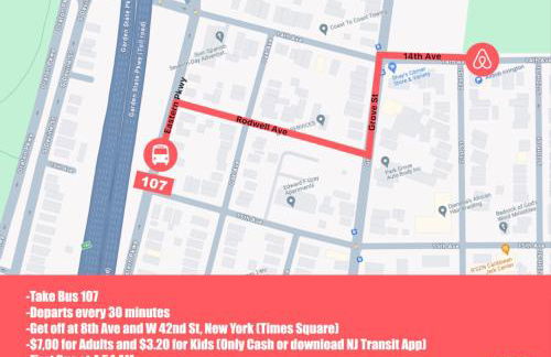 3Bed 2Bath Apt Near NYC plus Parking and Laundry - Foto 51