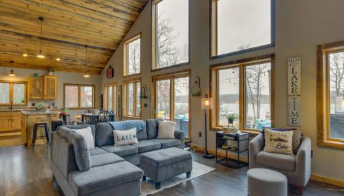Modern Lakeside Chalet on Crow Wing Chain with Dock! - Foto 2