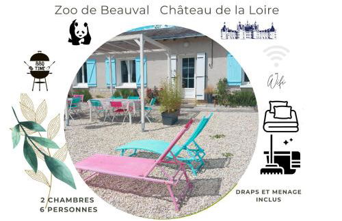 Gîte du Canal de Berry II Beauval 6 personnes - Foto 1