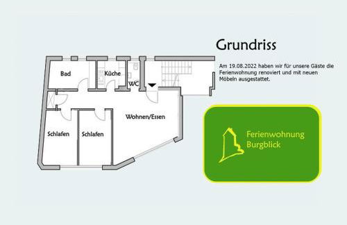 Ferienwohnung Burgblick - Foto 2