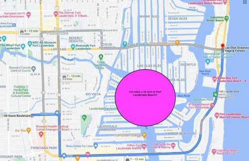 Rustic Retreats Beachy 1BR for 4 guests in the heart of Fort Lauderdale - Foto 11