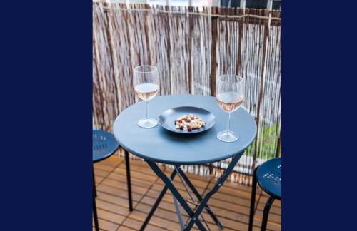 Cozy studio La Fabrique balcony & free parking - Foto 11