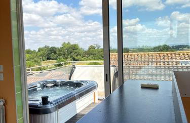 Maison de village avec spa privé & grande terrasse calme & détente - Foto 8