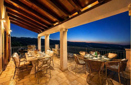 VILLA GEMINI Luxus Pool und Meerblick Punta Križa - Foto 10