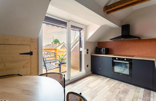 L'art et la matière avec terrasse et deux places de parking privatifs - Foto 10