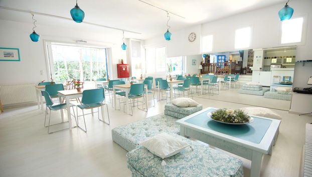 Zona de estar del vestíbulo