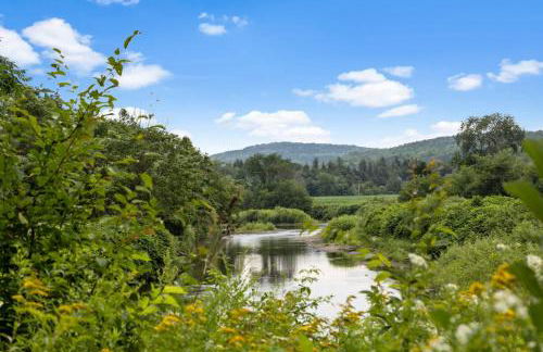 Modern Tiny House with hot tub & river near Stowe - Foto 26