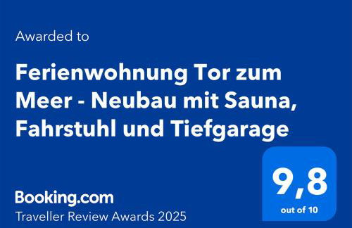 Ferienwohnung Tor zum Meer - Neubau mit Sauna, Fahrstuhl und Tiefgarage - Foto 29
