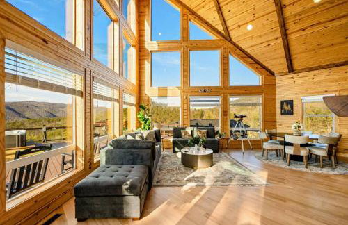 Luxury A Frame 5BR Hot Tub & Mountain Views - Foto 14