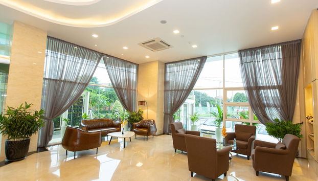 Zona de estar del vestíbulo