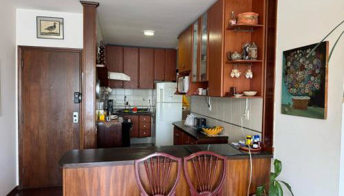 São Vicente pé na areia para 4 pessoas - Foto 5, stove, pet friendly