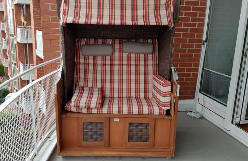 Studio mit Meerblick und großer Loggia - Direktzugang zur Nordsee - Foto 11