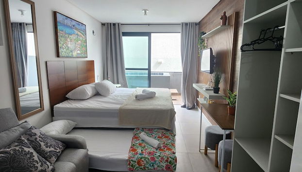 Flat Ofurô 07 VP by La Playa - Foto 4, Habitación