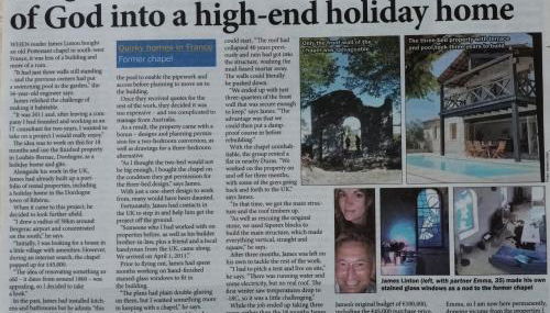 La Chapelle - Private Heated Pool, Village Centre - Foto 2