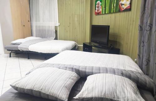 Studio Cosy au Calme, RER-2arrêts Stade-25minParis - Foto 6