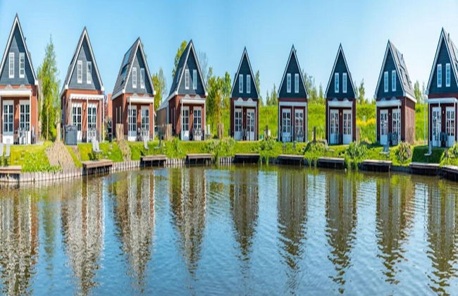 Sustainable Water Villa With Dishwasher, by a Lake - Foto 31