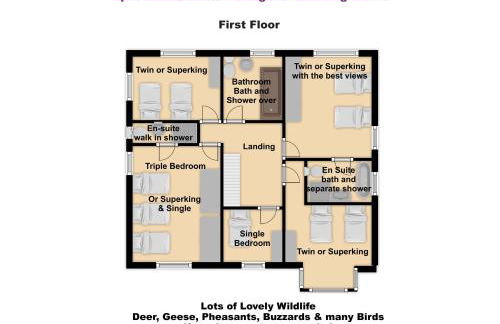 South View Country House Sleeps 12 - Hot Tub - Views - Foto 4