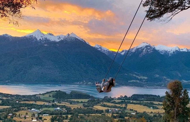 Cachoeira La Escondida, Coihue de los Columpios e Cochamó - Foto 3