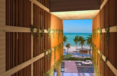 Flat no New Time à beira-mar em Pajuçara Cama Queen - Photo 5