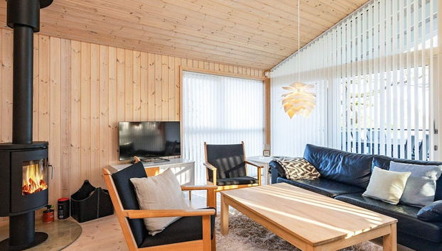 8 Person Holiday Home in Hals - Foto 5, Zona de estar