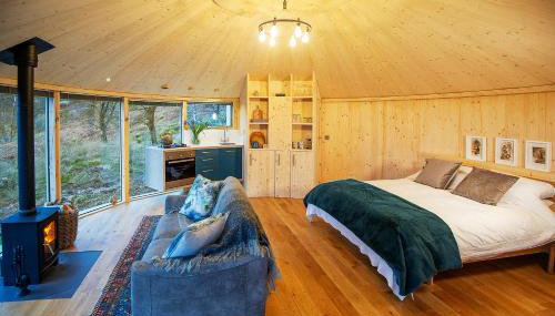 Craigmaddie Muir Roundhouse with Hot Tub Romantic, Luxury, Rural Stay for 2 Near Milngavie - Foto 2