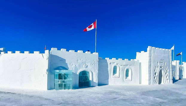 Un castello di ghiaccio