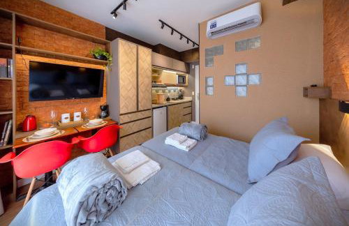 Estúdio charmoso com vaga e sacada a 50 metros do Metrô Luz - Foto 30