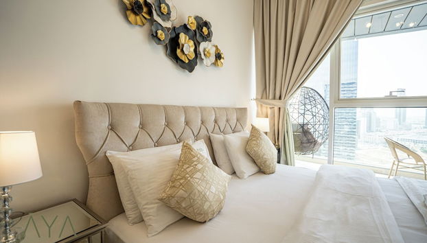 Aya - Elegant 1BR Retreat In The Heart Of JVC - Foto 4, Habitación