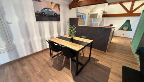 Mini-Loft, terrasse 24m2, Internet Haut-débit, garage privé et place de parking - Foto 4