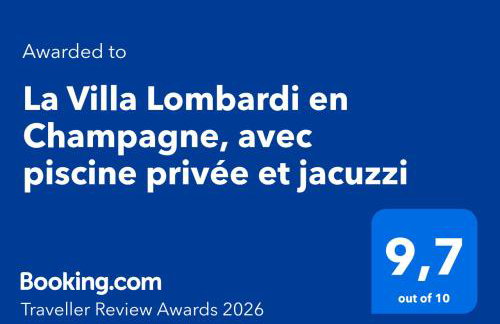 La Villa Lombardi en Champagne, avec piscine privée et jacuzzi - Photo 57