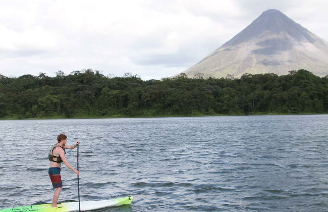 Paddle surf na lagoa Arenal - Foto 7