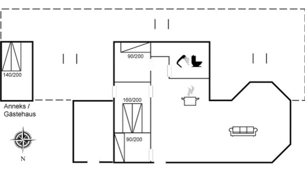 "Thomsen" - 475m from the sea - Foto 2, Floorplan