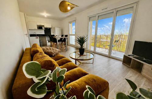 Balcon secret - T3 neuf calme, balcon, parking, proche autoroute - Photo 1