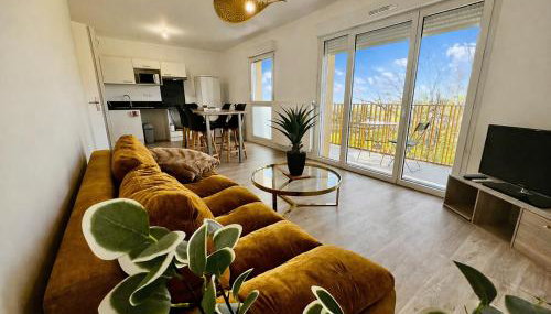 Balcon secret - T3 neuf calme, balcon, parking, proche autoroute - Foto 1, Garden, Garden view