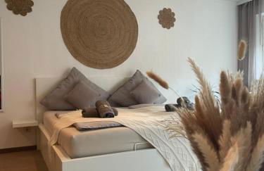 Kingsize Bett BOHO Apartment mit Tiefgarage nähe Salzburg - Foto 16