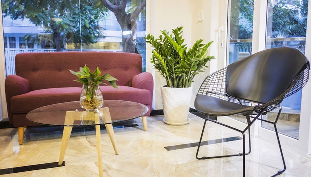 Zona de estar del vestíbulo