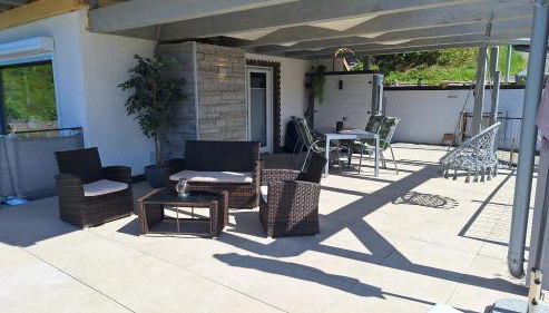 Seeblick-Ferienwohnung im "Ferienhaus Agger-Blick" mit traumhafter Sonnen-Terrasse, Sauna, E-Kamin & Kajak - Foto 3