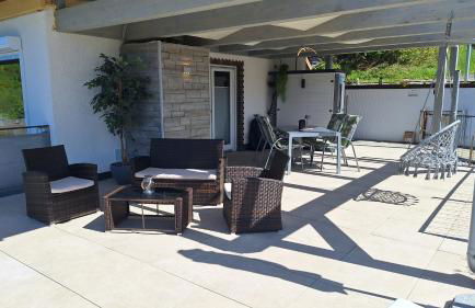 Seeblick-Ferienwohnung im "Ferienhaus Agger-Blick" mit traumhafter Sonnen-Terrasse, Sauna, E-Kamin & Kajak - Foto 3