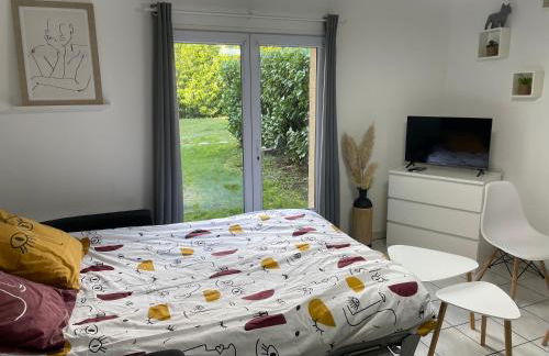 Le First Auversois charmant studio avec jardinet - Foto 8