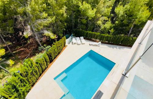 Calpe villa lujo playa piscina jardin barbacoa ideal familias y grupos - Foto 32