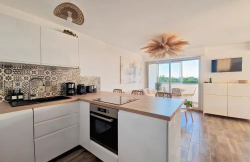 Sable & Pampas - Meublé de Tourisme 5 étoiles - Vue Panoramique & Terrasse - Climatisation - Plage à 200m - Foto 2